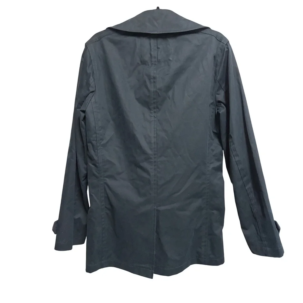 Club Monaco Peacoat Style Trench Navy Blue Jacket Double Breasted XS